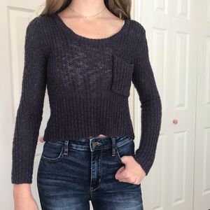 Tillys dark blue knit sweater